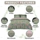 image 4 of Imogen Floral Printed Duvet Cover Set Reversible Polycotton Beddings Pink | King