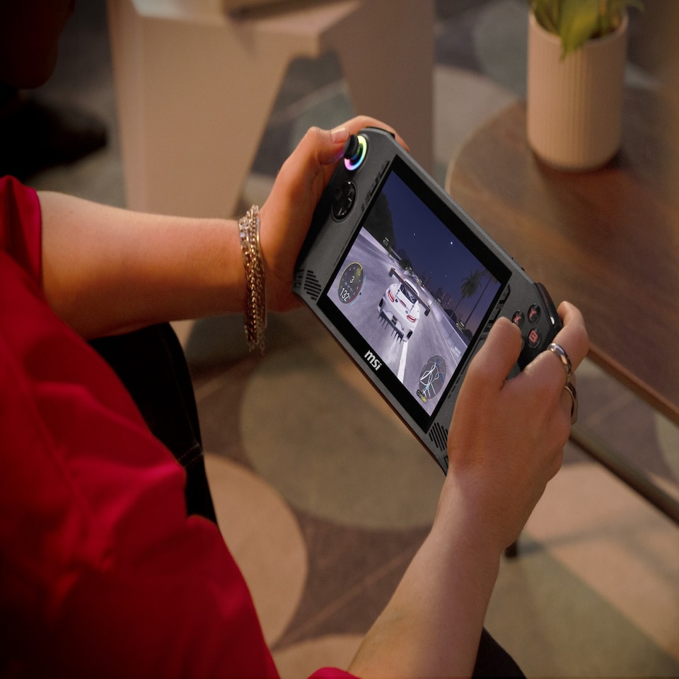 image 1 of MSI Claw Handheld Gaming Console - Intel Ultra 7 16GB RAM 1TB SSD 7" Touchscreen Windows 11 Home - Black