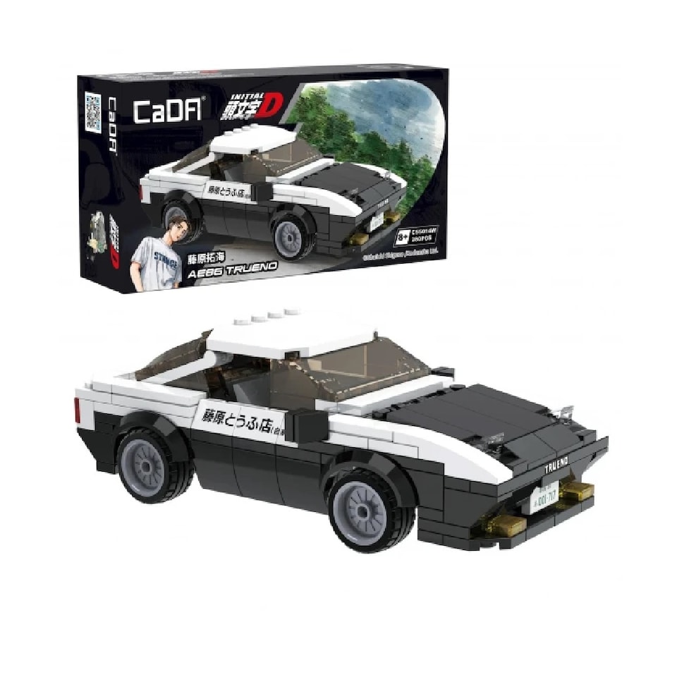 image 1 of CaDa 1:24 Initial D AE86 Car 280 Piece Construction Set