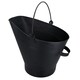 image 1 of Fireplace Waterloo Style Black Coal Log Burner Scuttle Bucket Wide Mouth Fire