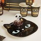 image 2 of Halloween Black Cat Shaped Paper Plates 20cm - Pack of 8