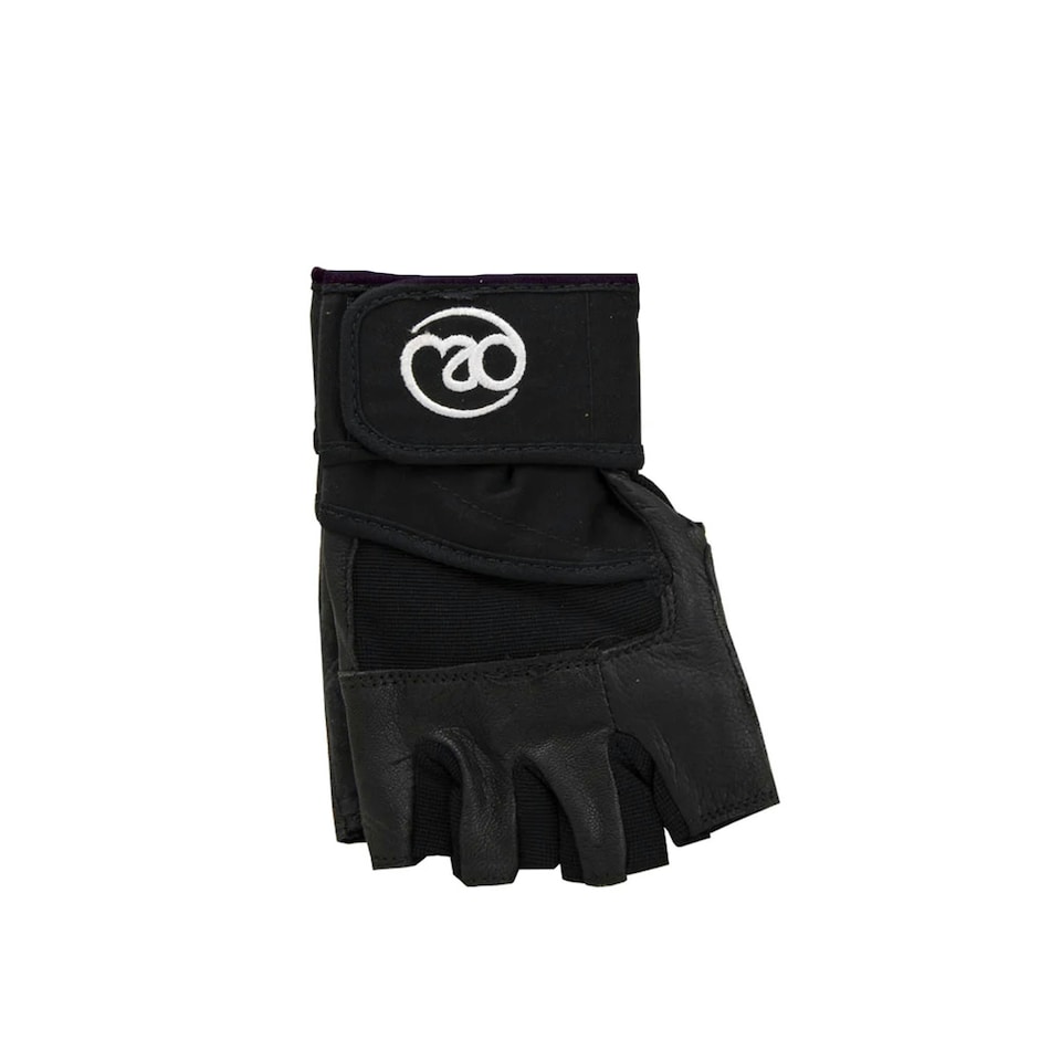 image 1 of Fitness Mad Suede Training Gloves - Black - L