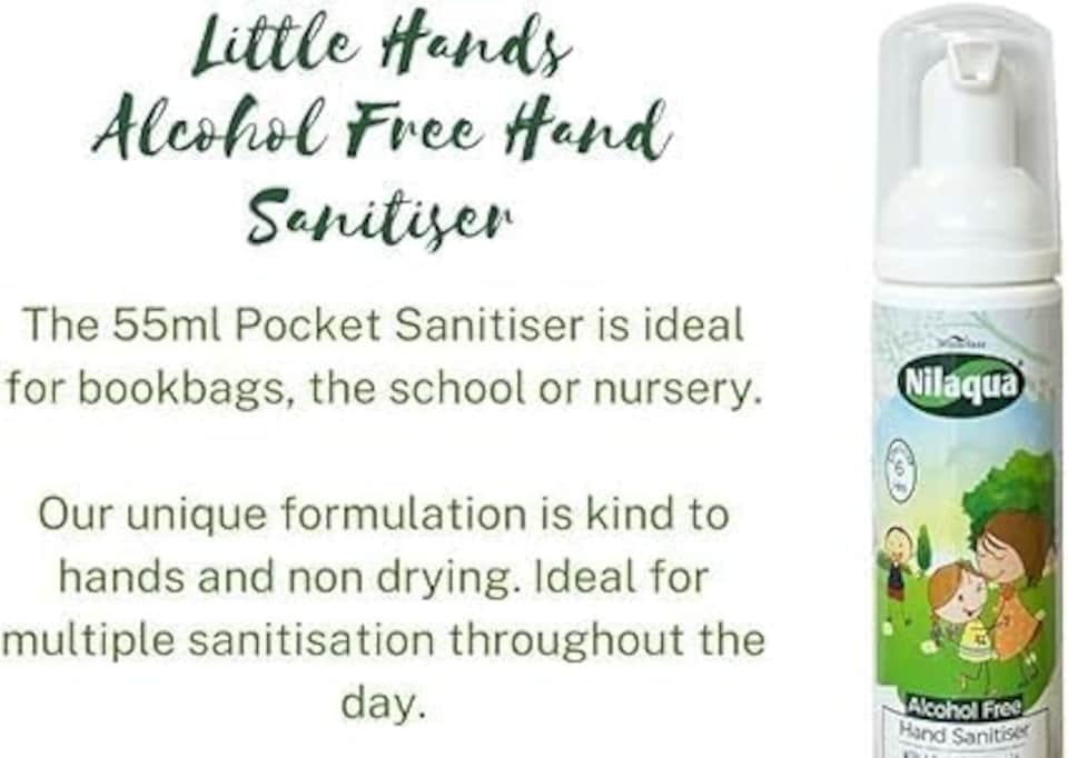 image 1 of Little Hands Alcohol Free Sanitiser 50ml - Triple Pack