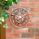 image 3 of Marco Paul 30cm Bronze Open Face Wall Clock Bronze