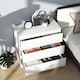image 8 of HOMCOM Chest of Drawers, 3-Drawer Storage Organiser Unit for Bedroom, Living Room, 80 x 39 x 73cm, White