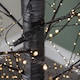 image 7 of 210cm Black Micro Dot Tree w/1600 WW LEDs Remote Control, 8 Functions & Timer