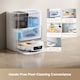 image 5 of MOVA P50 Pro Ultra Robot Vacuum and Mop, 19000Pa Suction Power, All-in-one Cleaning Station, White