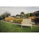 image 2 of Clover 2 Seat Garden Bench - Swedish Redwood - L75 x W120 x H90 cm - Minimal Assembly Required Brown