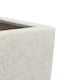 image 2 of Primrose Poly Terrazzo Stone Small White Tall Cube Planter 60cm