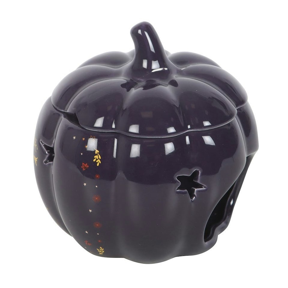 image 1 of Something Different The Magic Is In You Pumpkin Oil Burner - Midnight Blue - One Size
