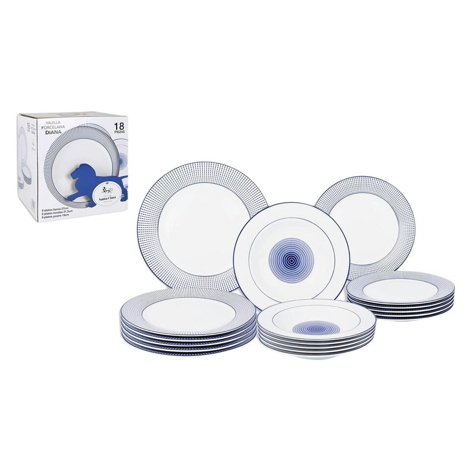 image 1 of Tableware Santa Clara Diana Circular (2 Units)