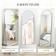 image 7 of HOMCOM Floor Mirror Wall Mount Leaning Standing Mirror 50 x 150cm Black