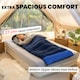 image 5 of Outsunny Sleeping Bag for Adults, Lightweight & Compact Sleeping Bag | Blue | Navy blue | 215 x 75 x 10 cm