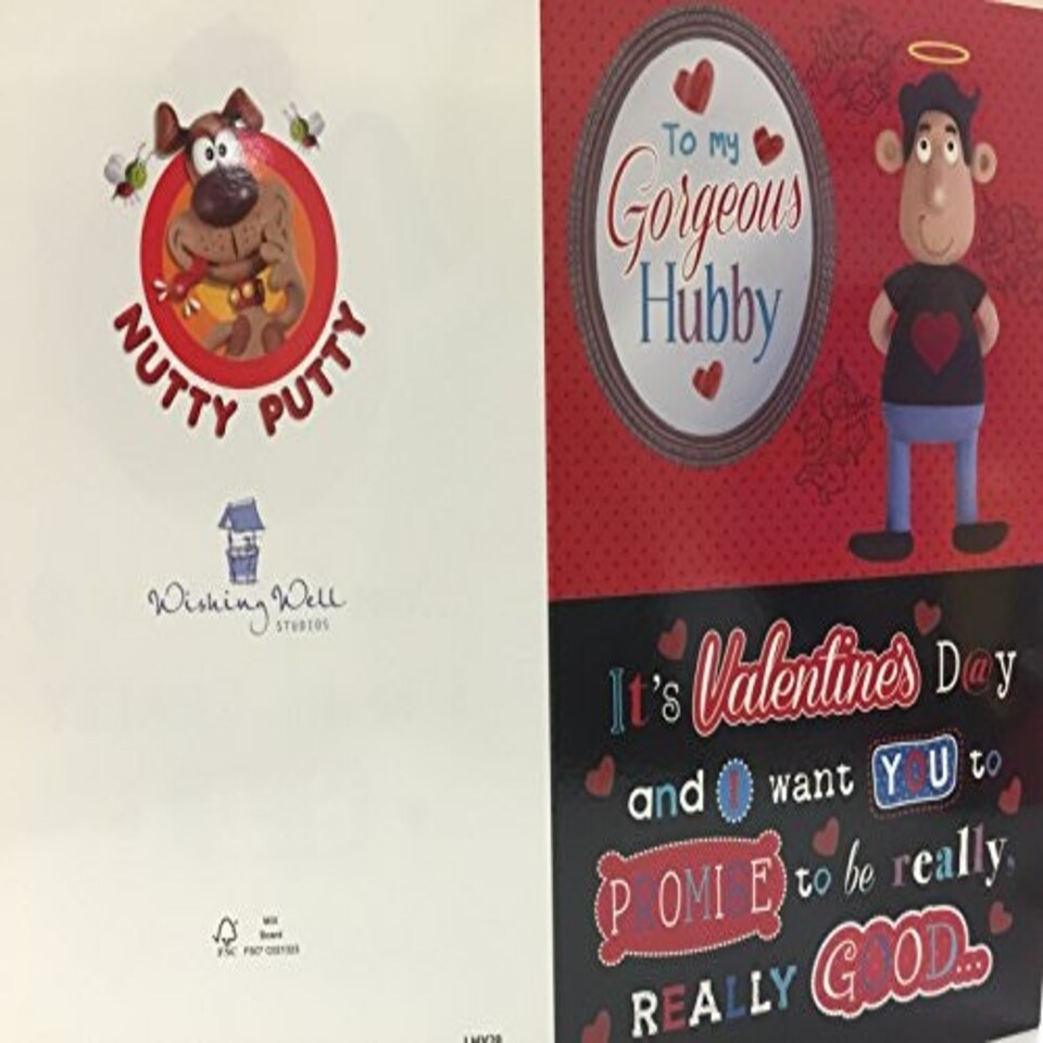 image 1 of To My Gorgeous Hubby Husband Humour Funny Greeting Valentine's Day Card