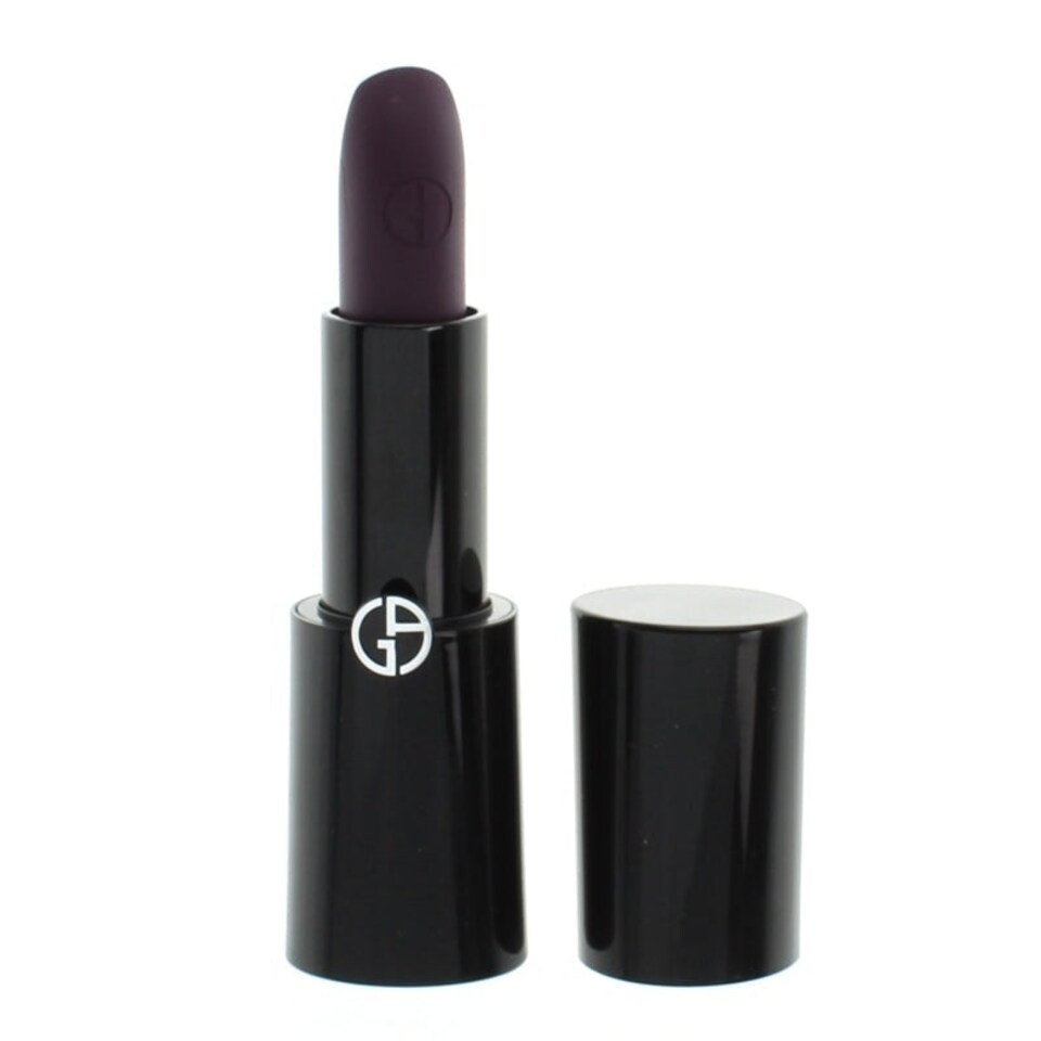 image 1 of Giorgio Armani Rouge D'Armani Lasting Satin Plum Lipstick 602 Night Viper N/A