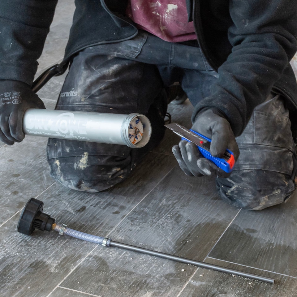 image 1 of Dryzone Damp Proofing DPC Injection Kit System - Rising Damp Treatment & Re Plastering Kit