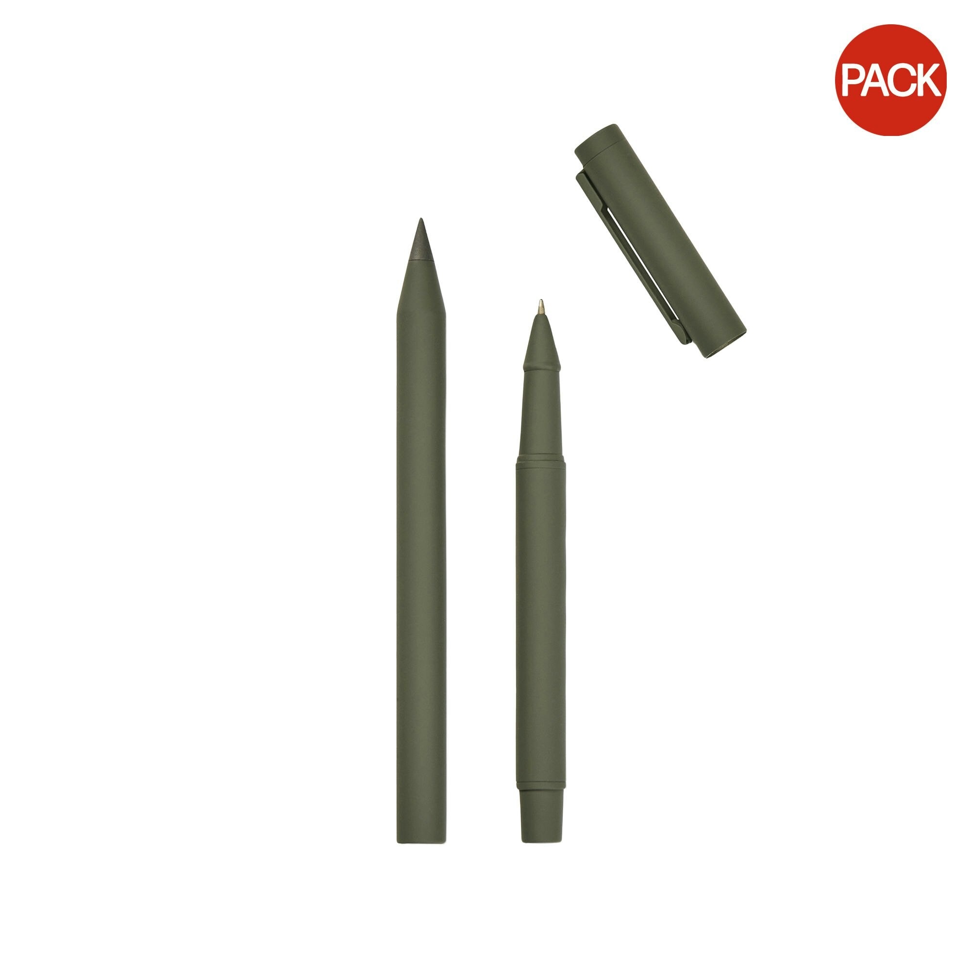 Vinga Baltimore Pen Set (Pack of 2) - Green - 14cm x 2.3cm x 1.5cm