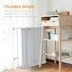 image 3 of PawHut 2 in 1 Dog Pen, Safety Pet Gate, 6 Panels, for Medium Dogs, 90Hcm - White