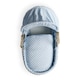 image 4 of Clair de Lune Dimple Palm Moses Basket With Folding Stand - Blue