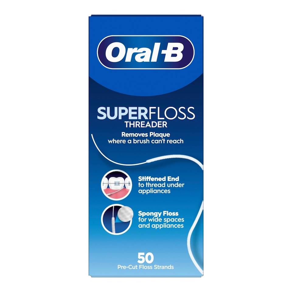image 1 of Oral-B Super Floss Threader 50m