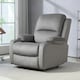image 6 of HOMCOM Recliner Armchair for Living Room, Recliner Chair with Cup Holder Grey | Multi | Chair