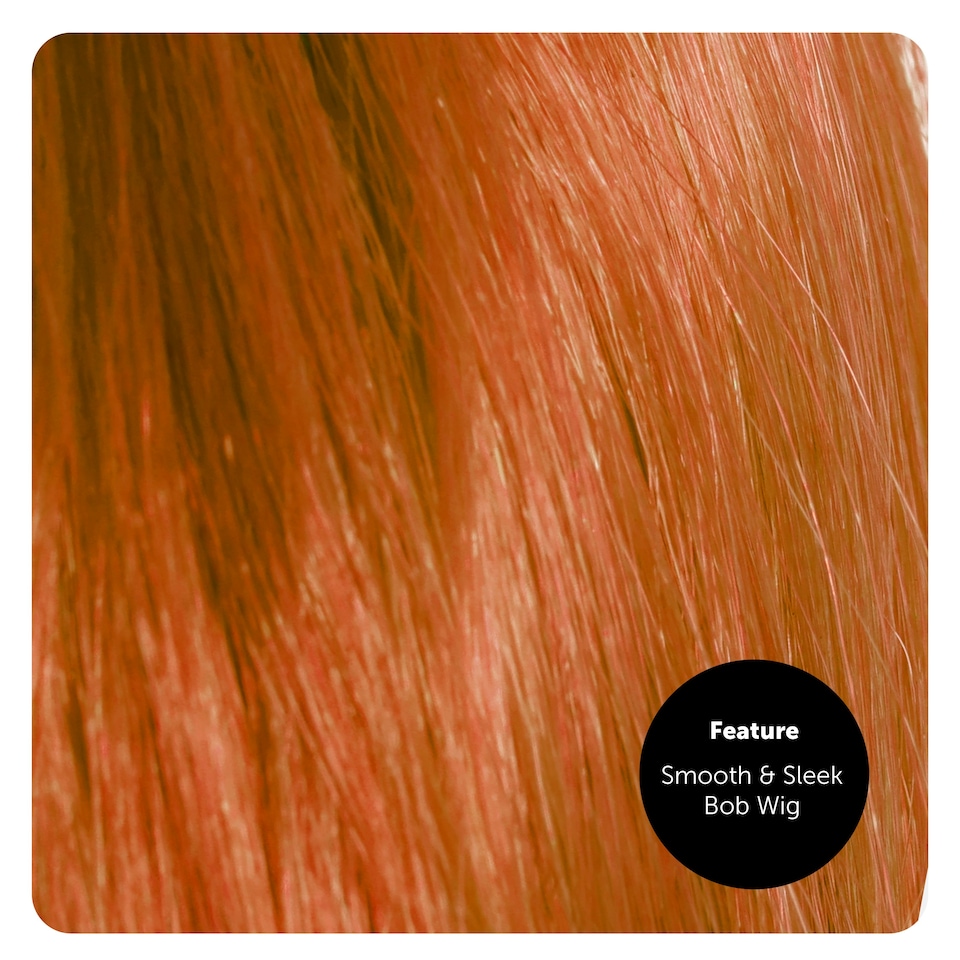 image 1 of Ginger Bob Wig – Cilla Style Fancy Dress Hairpiece for Retro Costumes N/A | One Size