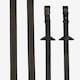 image 3 of LeMieux Rubber Reins Silver | Pony