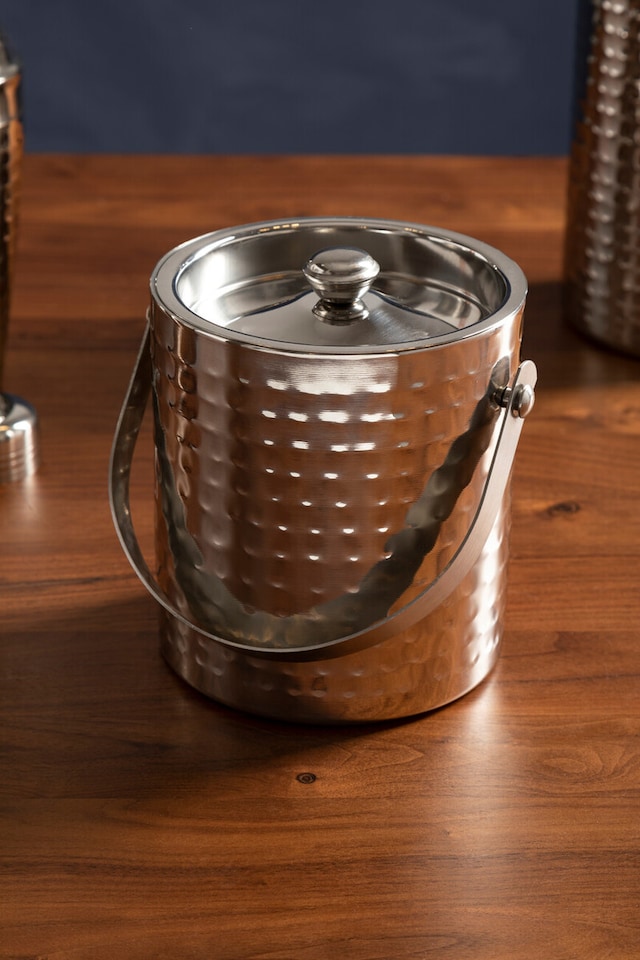 image 1 of Ice Bucket With Lid And Handle