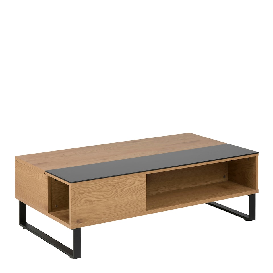 image 1 of Azalea Lift Up Coffee Table in Black & Oak