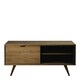 image 3 of A-Line Sideboard with 4 Drawers and Sliding Door in Smoked Oak
