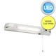 image 2 of Rise - Chrome LED Bathroom Shaver Light | Chrome | White | 1