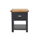 image 2 of Core Products Dunkeld 1 Drawer Bedside Cabinet, Midnight Blue H56.0cm x W45.0cm x D40.0cm Blue