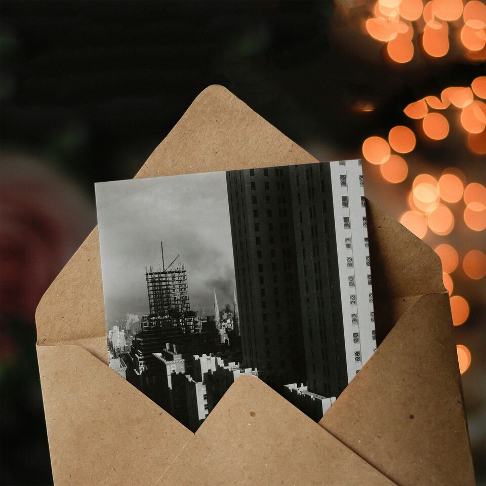 image 1 of Alfred Stieglitz Art Card View from the Shelton New York Cityscape
