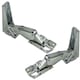 image 3 of SPARES2GO Integrated Hinges compatible with Hettich Fridge Freezer Door Hinge 3905 3362 3363 5.0 41,5 Silver