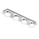 image 1 of BHS Brooke LED Bathroom Ceiling Spotlight Bar | Silver | Chrome | 1