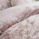 image 3 of Catherine Lansfield Crushed Velvet Blush Duvet Cover Set Pink | Double