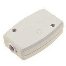 Dencon 13A 3 Terminal Fixed Connector - White - One Size