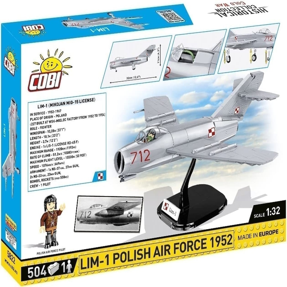 image 1 of Cobi - Armed Forces - LIM -1 POLISH AIR FORCE 1952 504 PCS