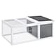 image 1 of PawHut Rabbit Hutch Animal Cage Pet Run Cover, with Water-resistant Asphalt Roof