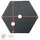 image 3 of Argon Tableware Hexagon Slate Placemats - 30 x 26cm - Pack of 6 Black