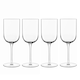 image 1 of Luigi Bormioli Sublime Red Wine Glasses Set 400 ml Crystal Glassware - Pack of 4