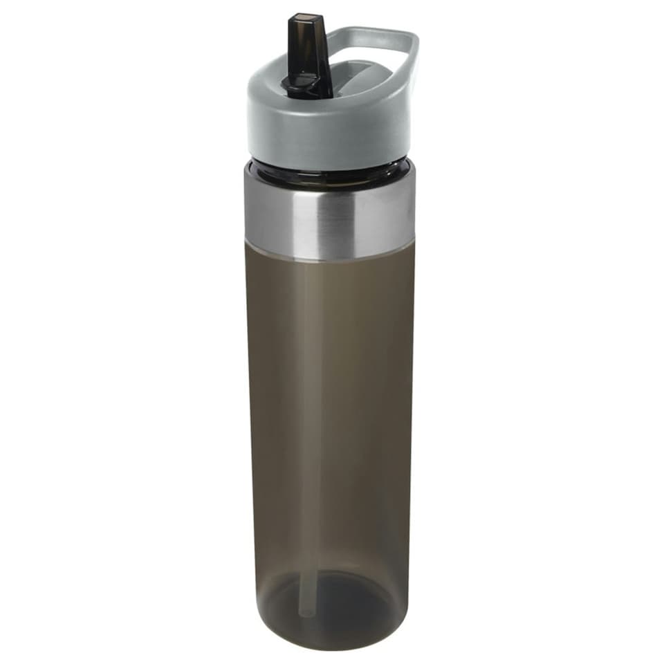 Dylan Tritan Flip Up 650ml Water Bottle - Grey - One Size