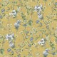 image 1 of Holden Décor Rural Paradise Floral Bird Trail Wallpaper - Ochre - 10m x 0.5m Yellow