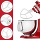 image 5 of SPARES2GO Flat Edge Beater 5K5THCB K45B Type for KitchenAid 4.3 4.7 4.8 L Tilt Head Stand Mixer K45 K45SS KSM75 KSM90 KSM95