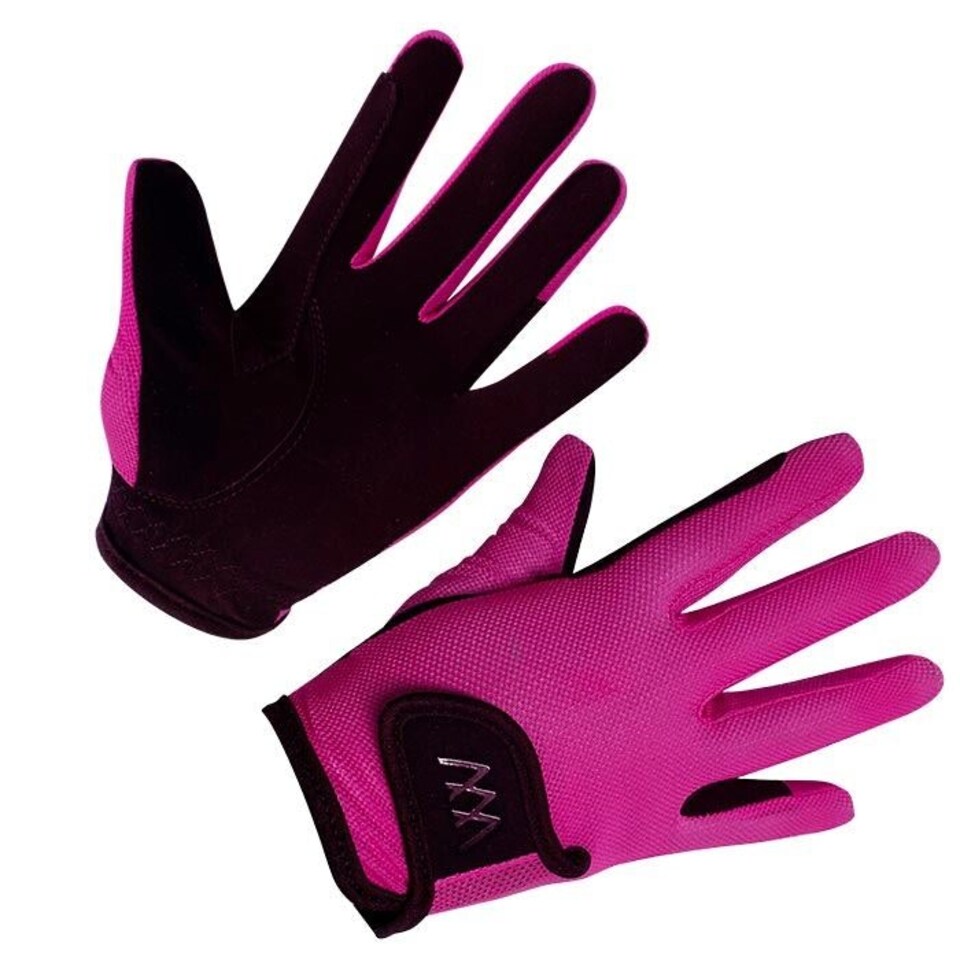 image 1 of Woof Wear Young Riders Pro Horse Riding Gloves Red | Size: Large
Colour: Berry