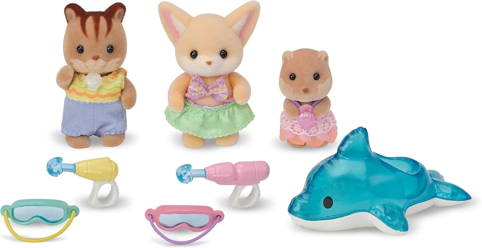 image 1 of Sylvanian Families Nursery Friends Pool Fun Trio