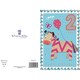 image 4 of 2nd Birthday Card for Girl with Cute Zibra & Foil Two Year Old Age 2 Card