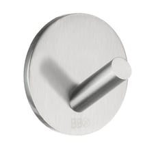 BESLAGSBODEN Brushed Self Adhesive Bathroom Towel Hook