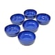 image 1 of Verano Spanish Ceramics Selena Glazed Set of 6 Small Bowls - Blue 10cm