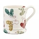 image 1 of Mug: 1 x 300ml Emma Bridgewater Christmas Mittens Half Pint Mug, Ceramic White